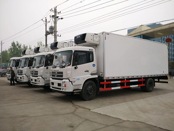 東風(fēng)天錦6.55米貨廂冷藏車 東風(fēng)天錦6.55米貨廂冷藏車