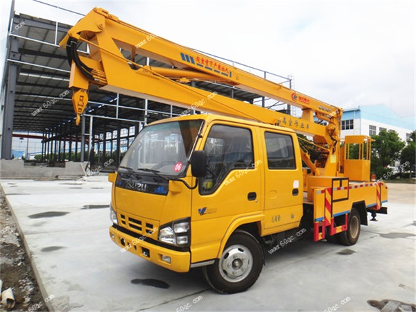 慶鈴五十鈴雙排16米高空作業(yè)車